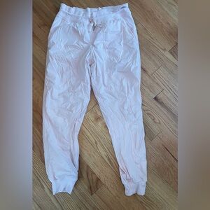 Light Pink lined Jogger Pants lululemon